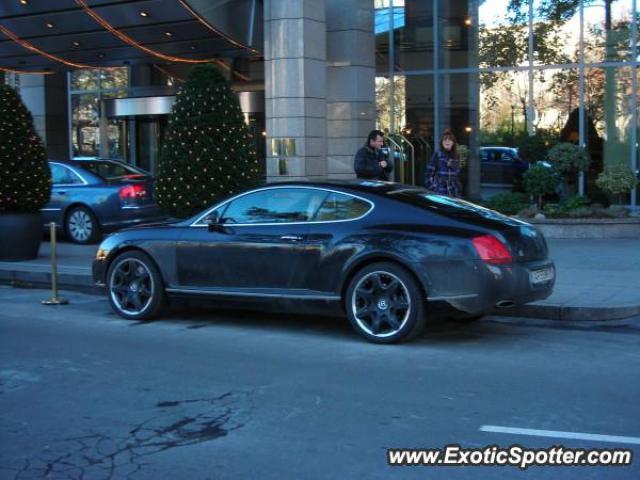 Bentley Continental spotted in Budapest, Hungary