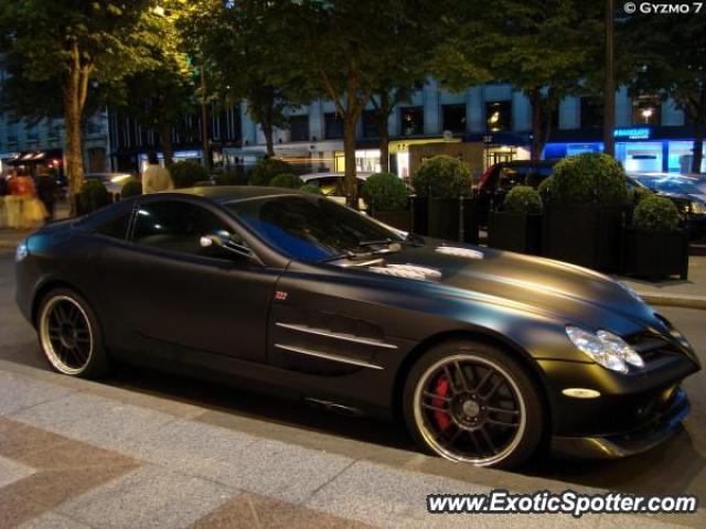 Mercedes SLR spotted in Paris, France