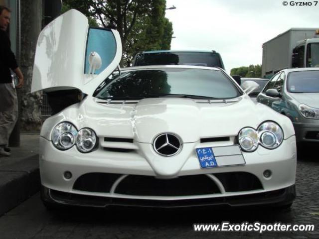 Mercedes SLR spotted in Paris, France