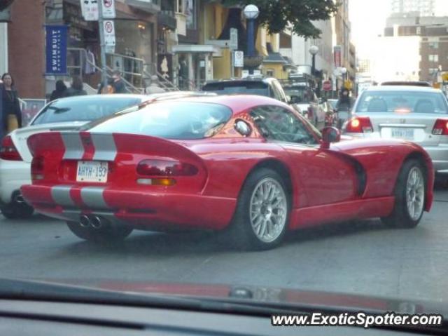 Dodge Viper spotted in Toronto, Canada