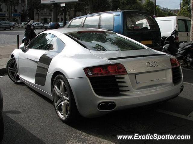 Audi R8 spotted in Paris, France