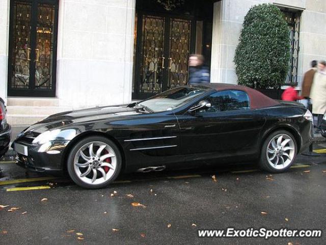 Mercedes SLR spotted in Paris, France