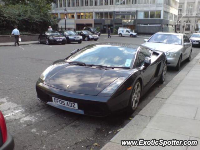 Lamborghini Gallardo spotted in London, United Kingdom