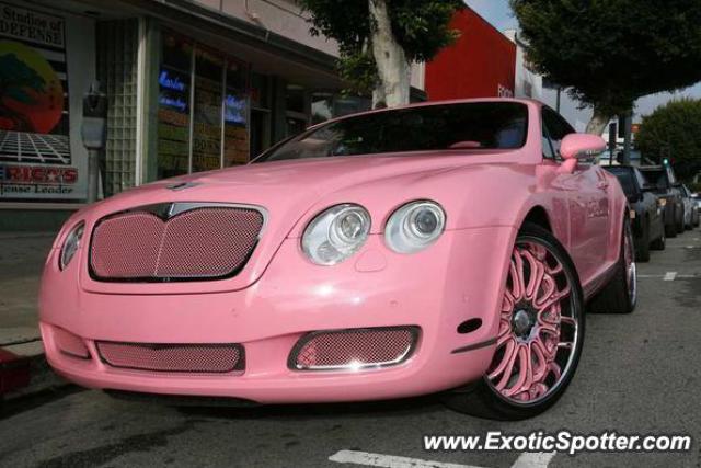 Bentley Continental spotted in Malibu, California