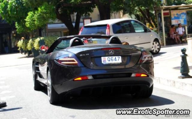 Mercedes SLR spotted in Monaco, France