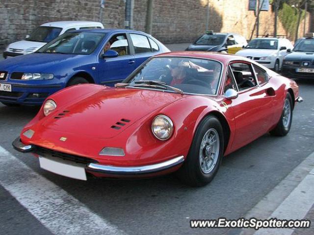 Ferrari 246 Dino spotted in Barcelona, Spain