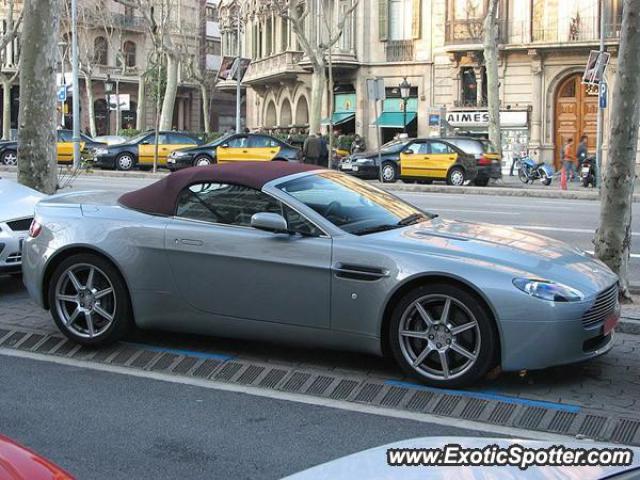 Aston Martin Vantage spotted in Barcelona, Spain