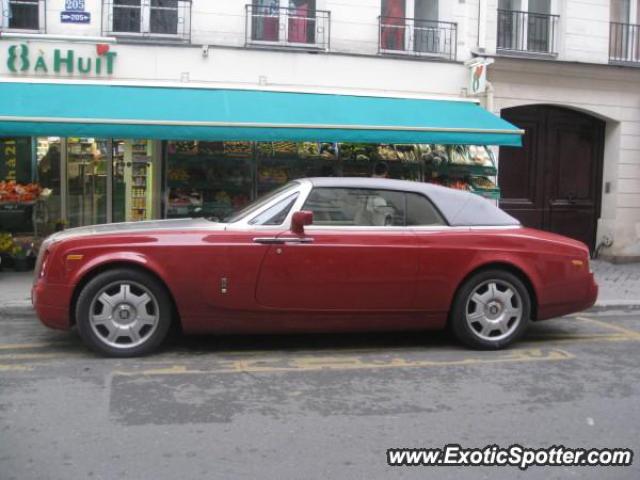 Rolls Royce Phantom spotted in Paris, France