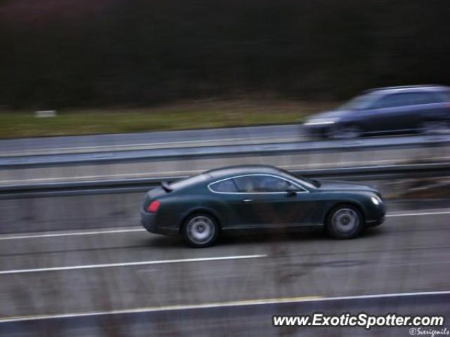 Bentley Continental spotted in Highway, Germany