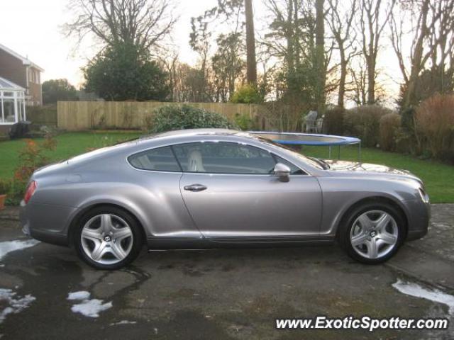 Bentley Continental spotted in Cardiff, United Kingdom