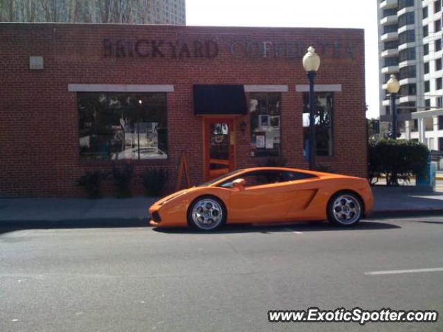 Lamborghini Gallardo spotted in San Diego, California