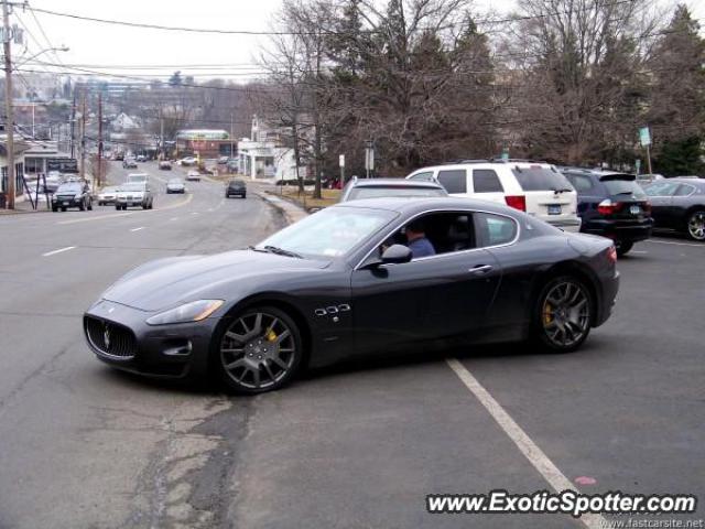 Maserati GranTurismo spotted in Greenwich, Connecticut