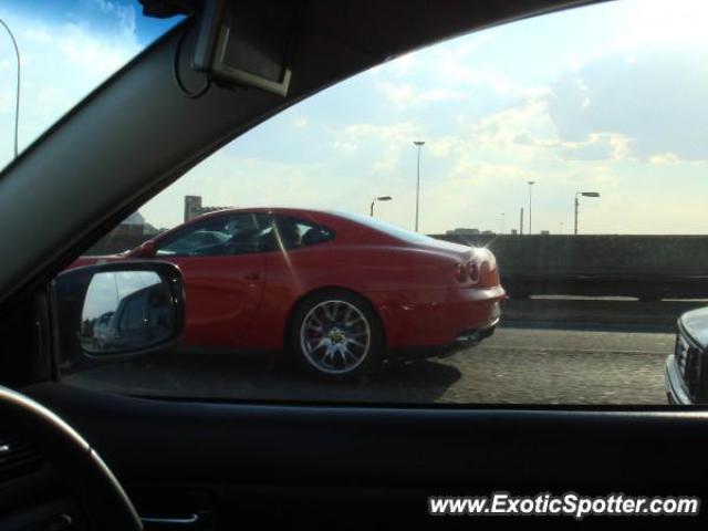 Ferrari 612 spotted in Johannesburg, South Africa