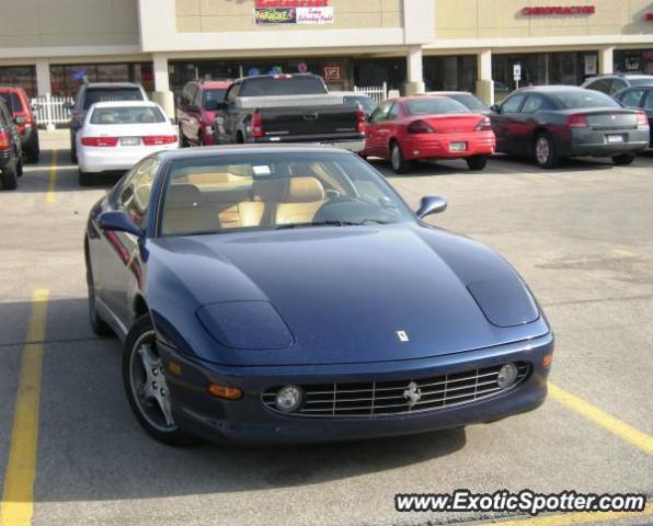 Ferrari 456 spotted in Lake Zurich, Illinois