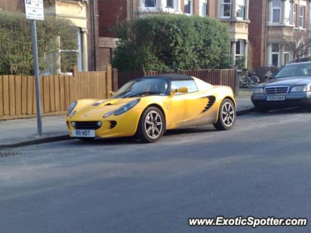 Lotus Elise spotted in London, United Kingdom