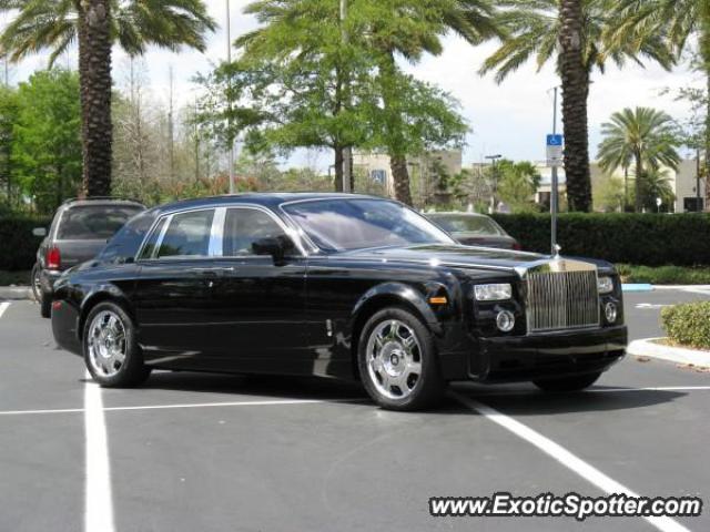 Rolls Royce Phantom spotted in Orlando, Florida