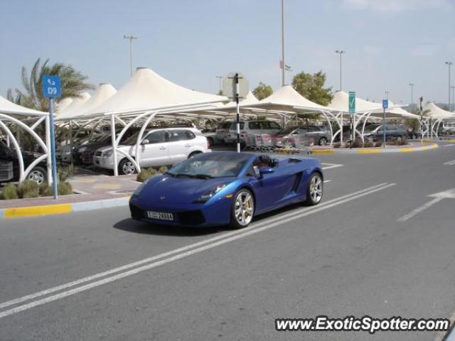 Lamborghini Gallardo spotted in Dubai, United Arab Emirates