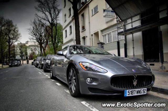 Maserati GranTurismo spotted in Paris, France