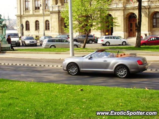 Bentley Continental spotted in Budapest, Hungary