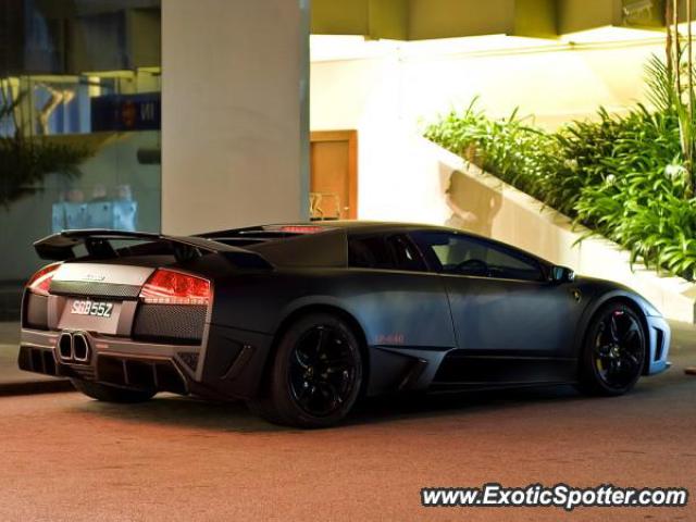 Lamborghini Murcielago spotted in Marina Bay, Singapore