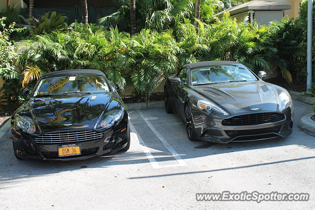 Aston Martin Vanquish spotted in Miami, Florida