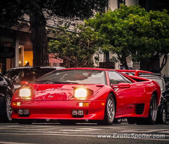 Lamborghini Diablo spotted in Carmel, California