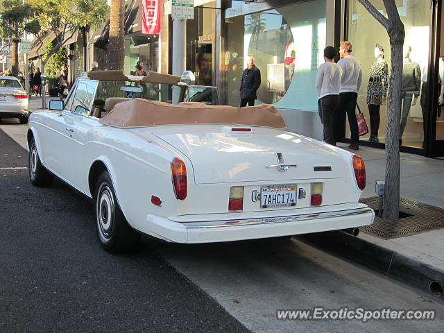 Rolls Royce Corniche spotted in Beverly Hills, California