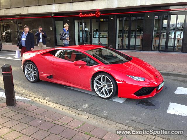 Lamborghini Huracan spotted in Knokke, Belgium