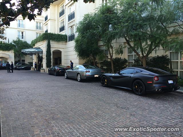 Ferrari F12 spotted in Beverly Hills, California