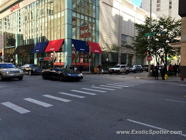 Lamborghini Aventador spotted in Chicago, Illinois