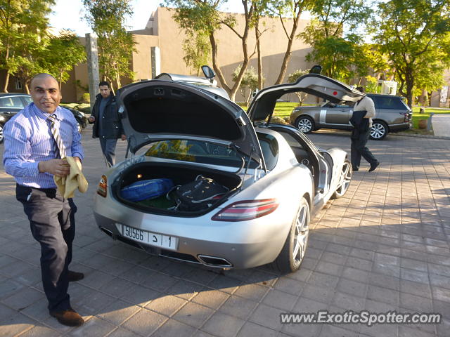 Mercedes SLS AMG spotted in Marrakech, Morocco