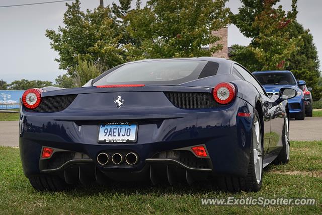 Ferrari 458 Italia spotted in Watkins Glen, New York