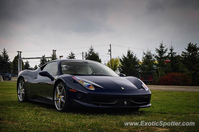 Ferrari 458 Italia spotted in Watkins Glen, New York