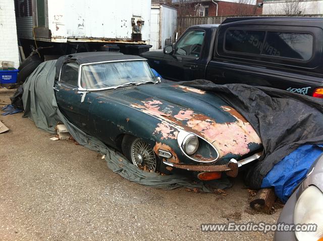 Jaguar E-Type spotted in Kitchener, Ont, Canada