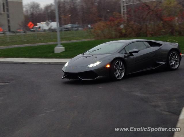 Lamborghini Huracan spotted in Montreal, Canada