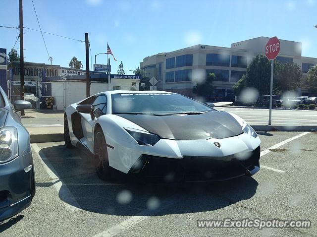 Lamborghini Aventador spotted in Alhambra, California