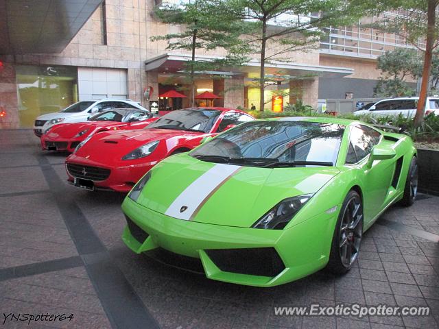 Lamborghini Gallardo spotted in Jakarta, Indonesia