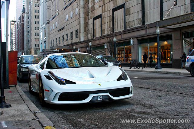 Ferrari 458 Italia spotted in Chicago, Illinois