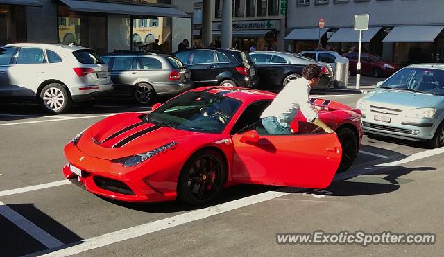 Ferrari 458 Italia spotted in Zurich, Switzerland