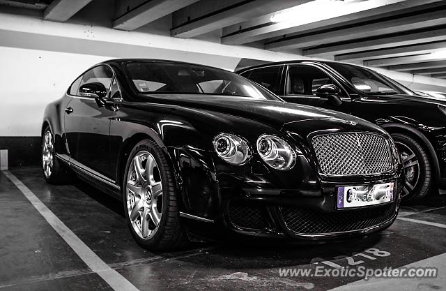 Bentley Continental spotted in Paris, France