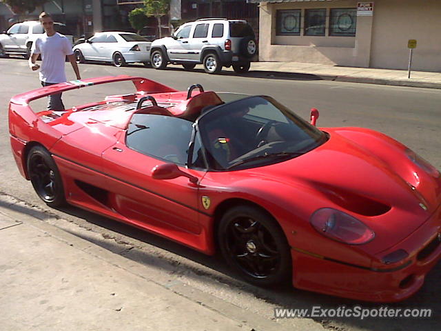 Ferrari F50 spotted in Hollywood, California