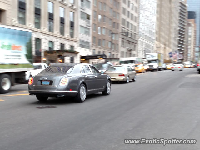 Bentley Mulsanne spotted in Manhattan, New York