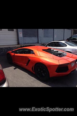 Lamborghini Aventador spotted in Pittsburgh, Pennsylvania