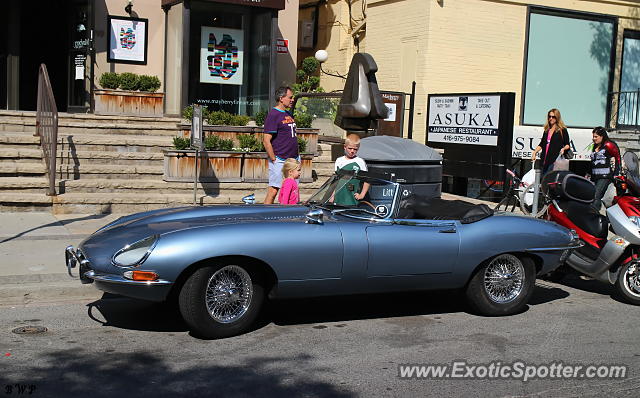 Jaguar E-Type spotted in Toronto, Canada