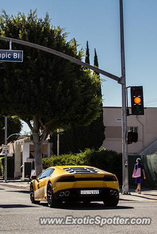 Lamborghini Huracan spotted in Beverly hills, California