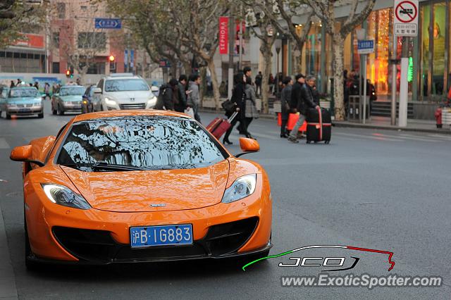 Mclaren MP4-12C spotted in Shanghai, China