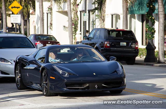 Ferrari 458 Italia spotted in Palm Beach, Florida