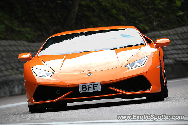 Lamborghini Huracan spotted in Hong Kong, China