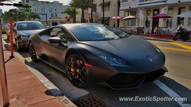 Lamborghini Huracan spotted in Miami, Florida