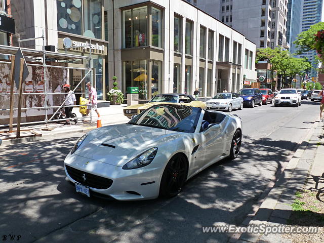 Ferrari California spotted in Toronto, Canada